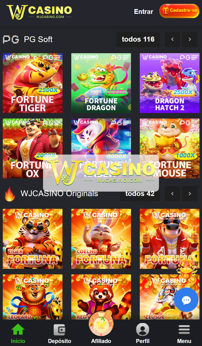 Jogos de Cassino Wjcasino